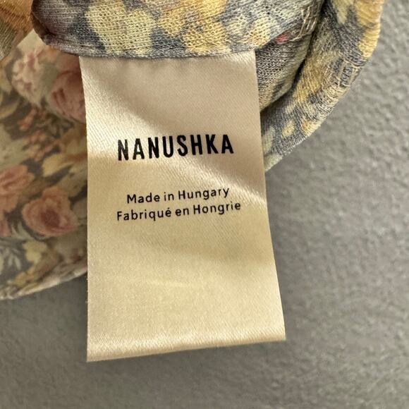 Nanushka Naomi Top Floral Tapestry Tank Pullover Womens Medium Stretch - Picture 7 of 9